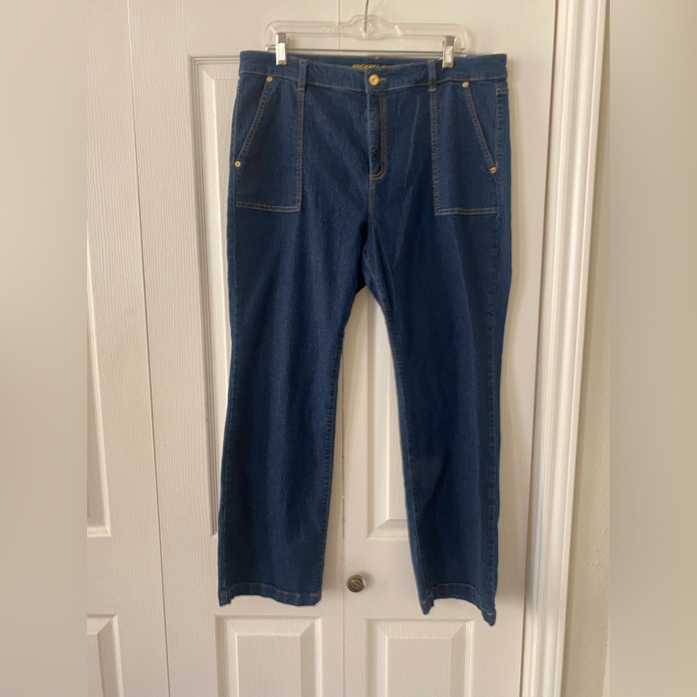 MICHAEL KORS SQUARE POCKET JEANS Size 16
